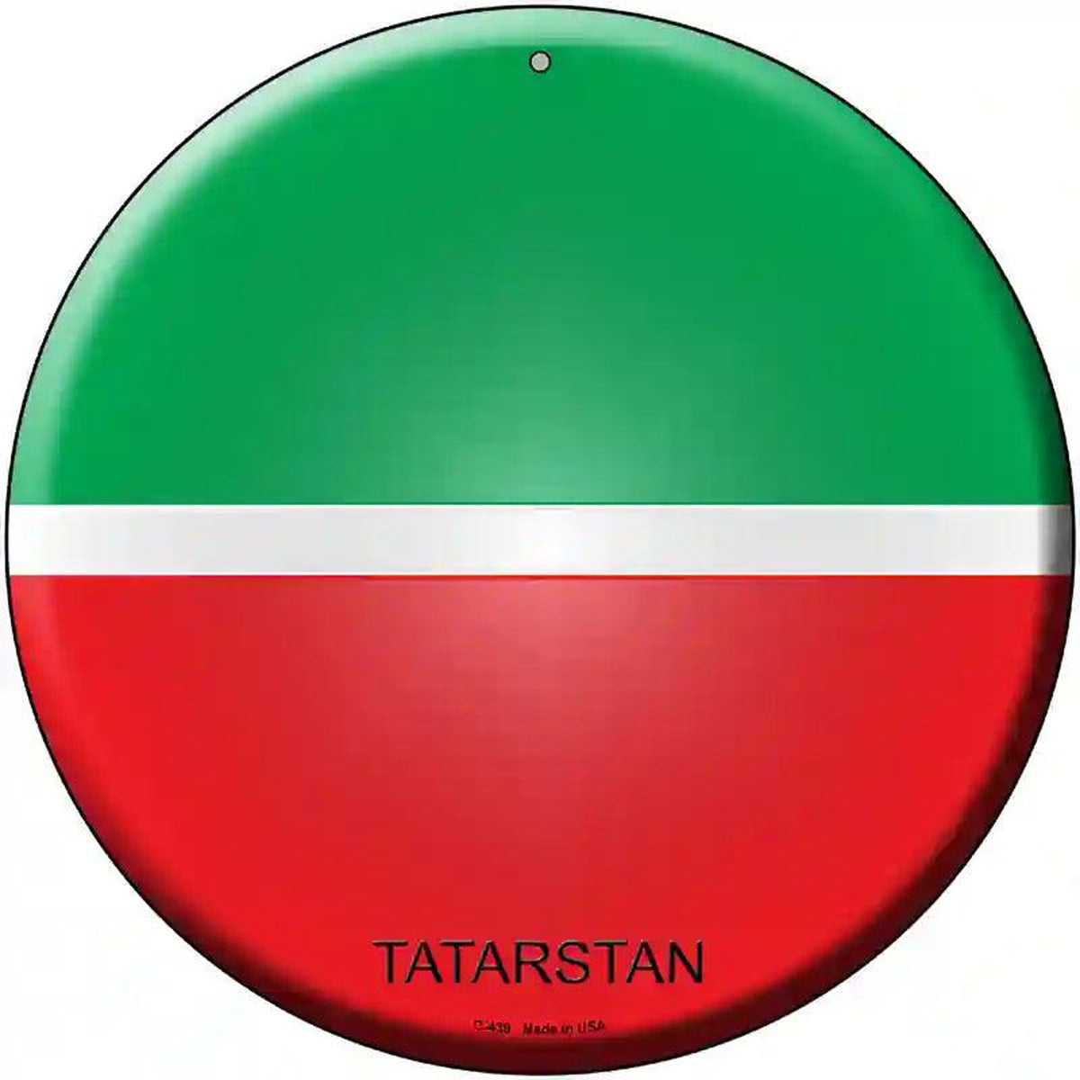 Tatarstan Country Novelty Metal Circular Sign