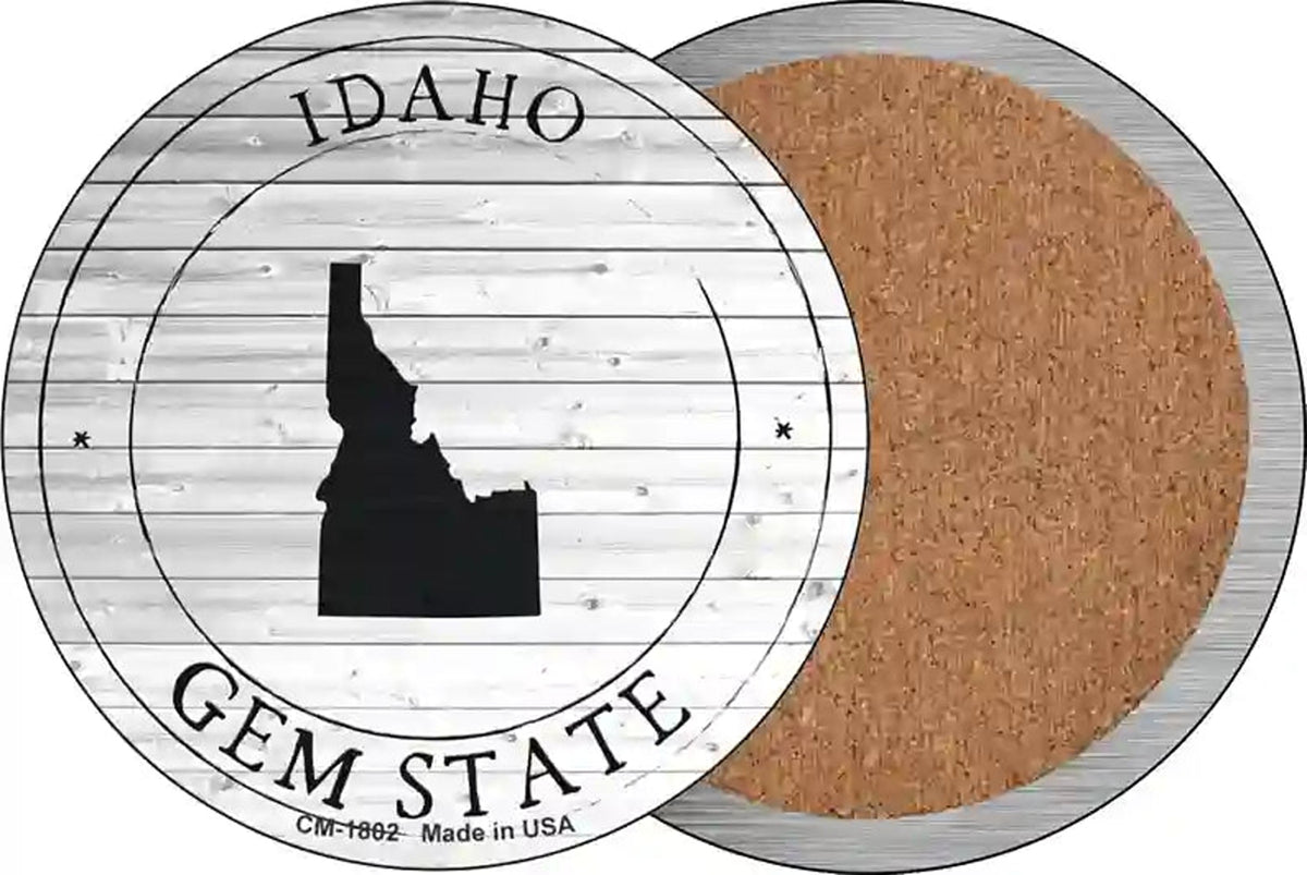 Idaho Gem State Novelty Circle Coaster Set of 4