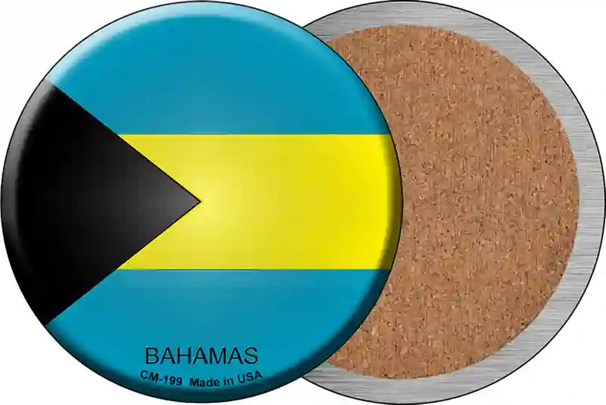Bahamas Country Novelty Circle Coaster Set of 4