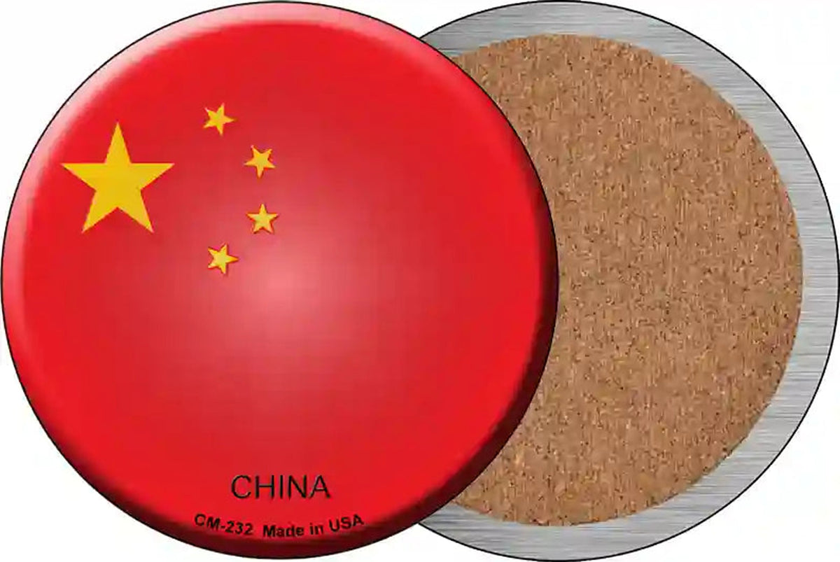 China Country Novelty Circle Coaster Set of 4