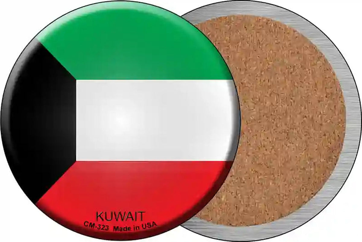 Kuwait Country Novelty Circle Coaster Set of 4