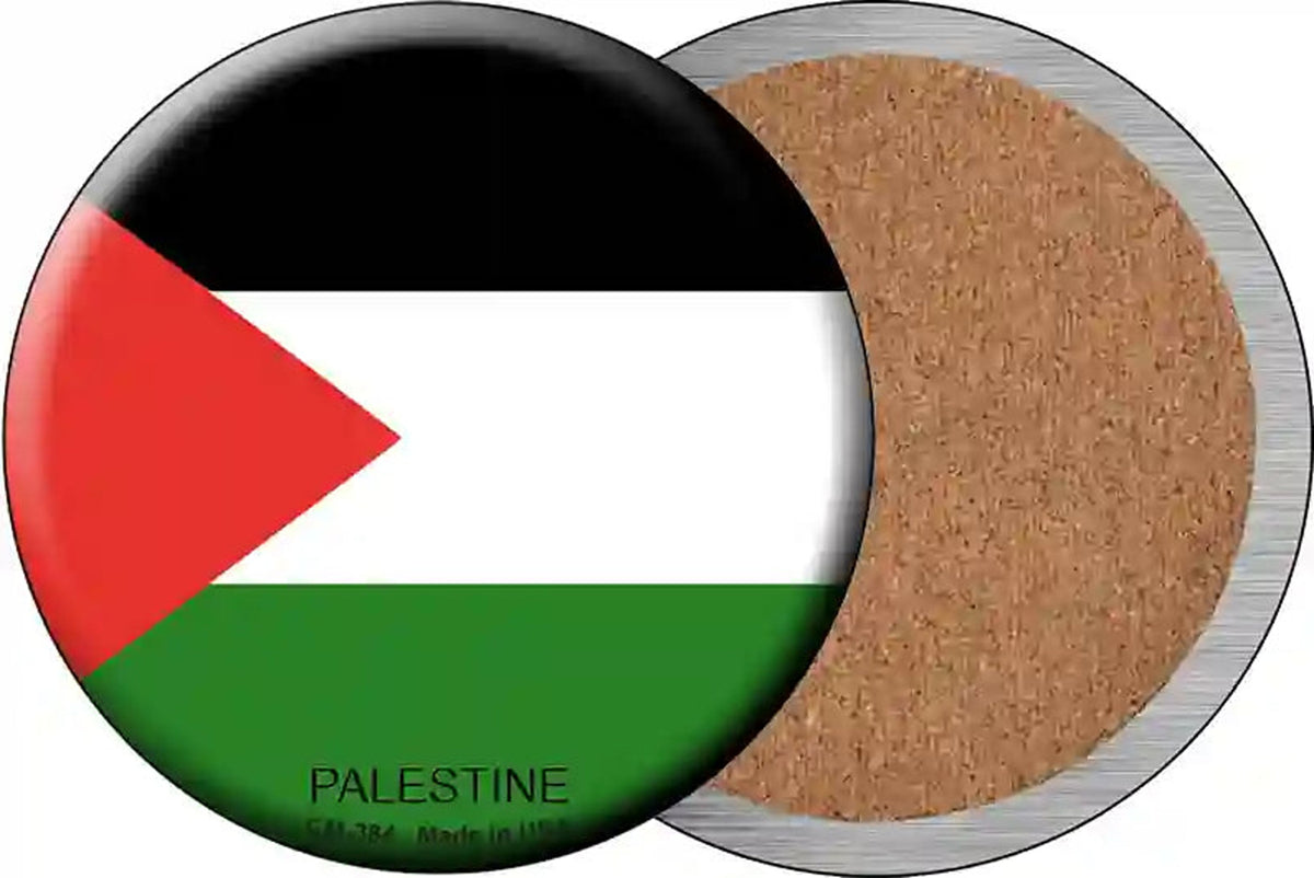 Palestine Country Novelty Circle Coaster Set of 4