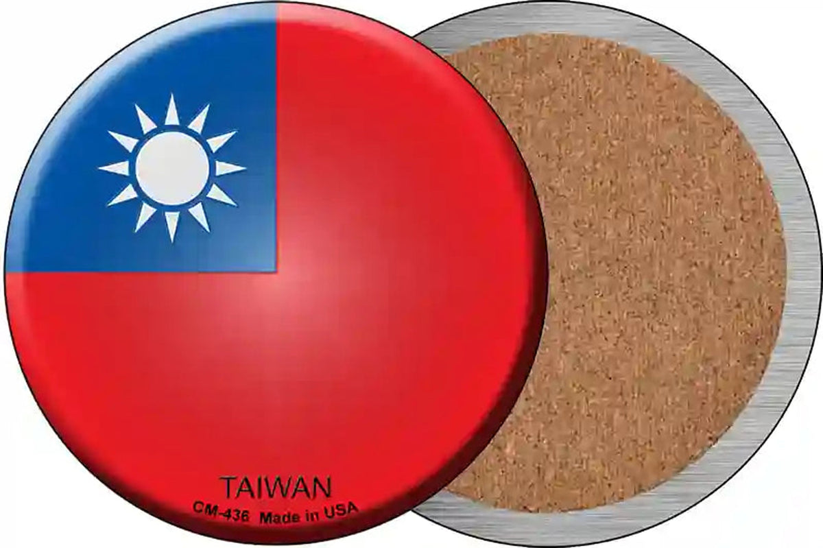 Taiwan Country Novelty Circle Coaster Set of 4