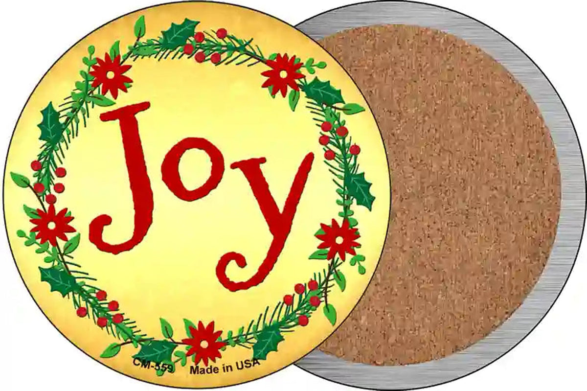 Joy Novelty Circle Coaster Set of 4