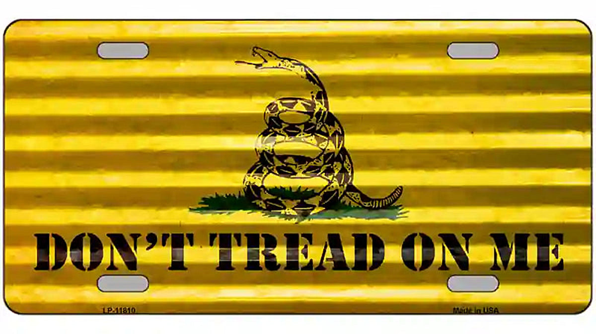 Dont Tread On Me Novelty License Plate
