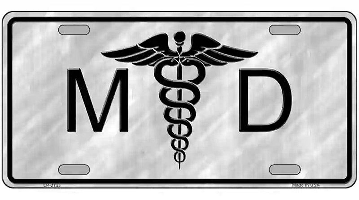 MD Metal Novelty License Plate