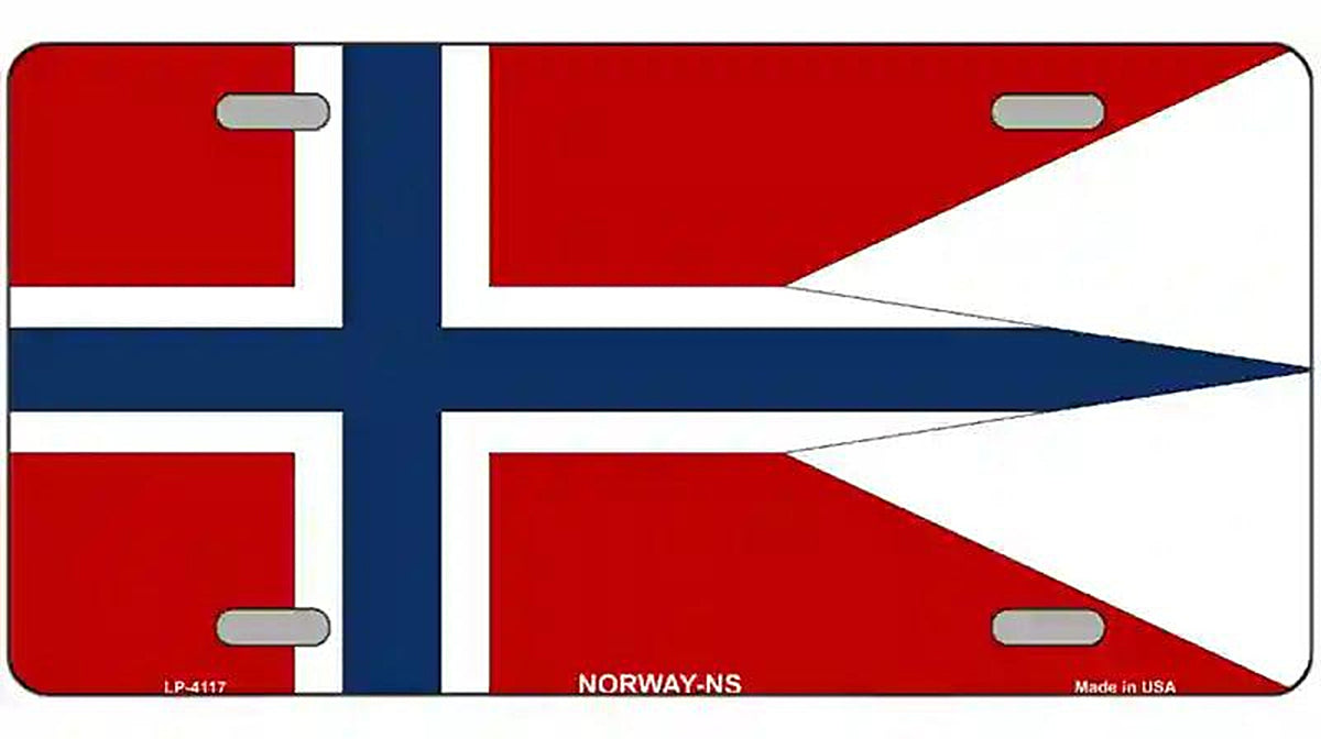 Norway-NS Flag Metal Novelty License Plate