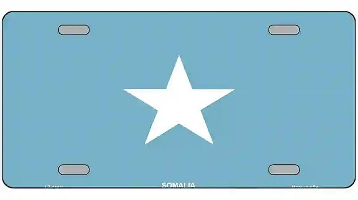 Somalia Flag Metal Novelty License Plate