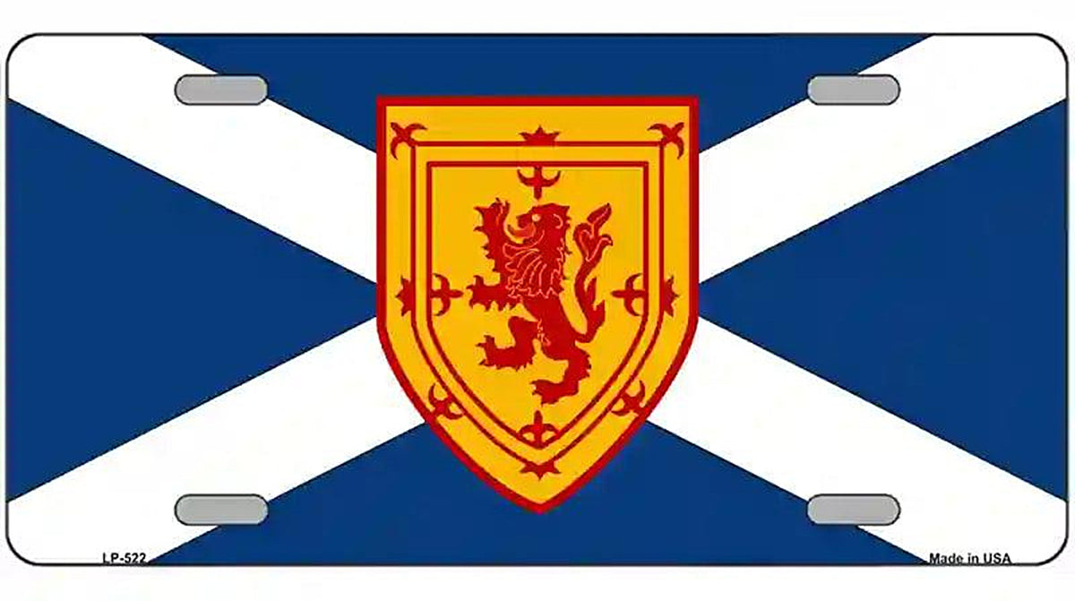 Scotland St Andrews Flag Metal Novelty License Plate
