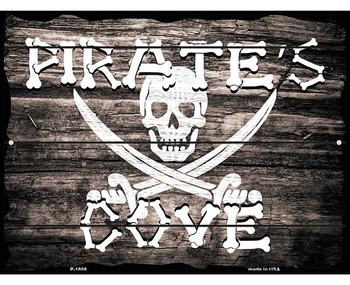 Pirates Cove Parking Sign