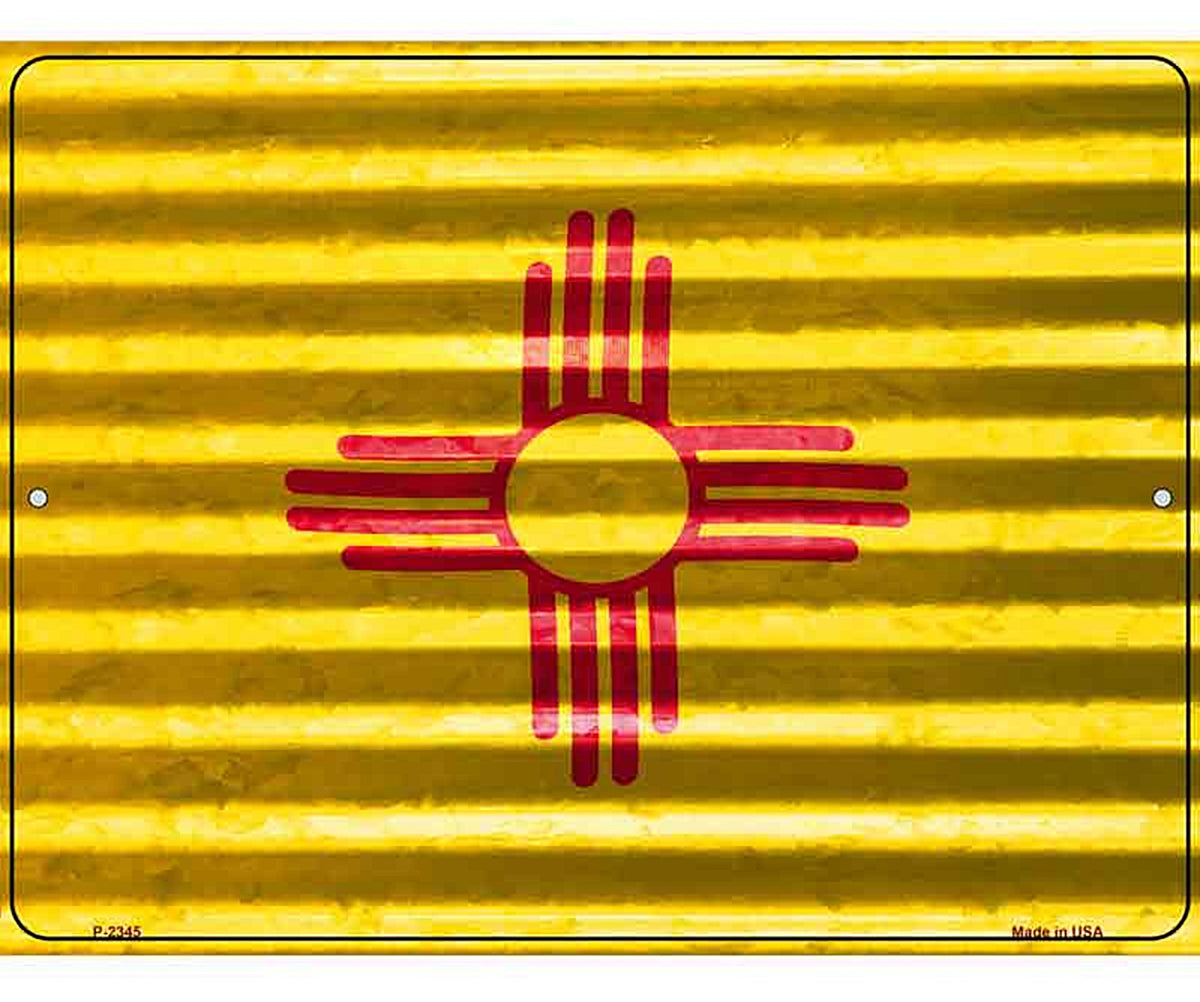 New Mexico Flag Novelty Parking Sign