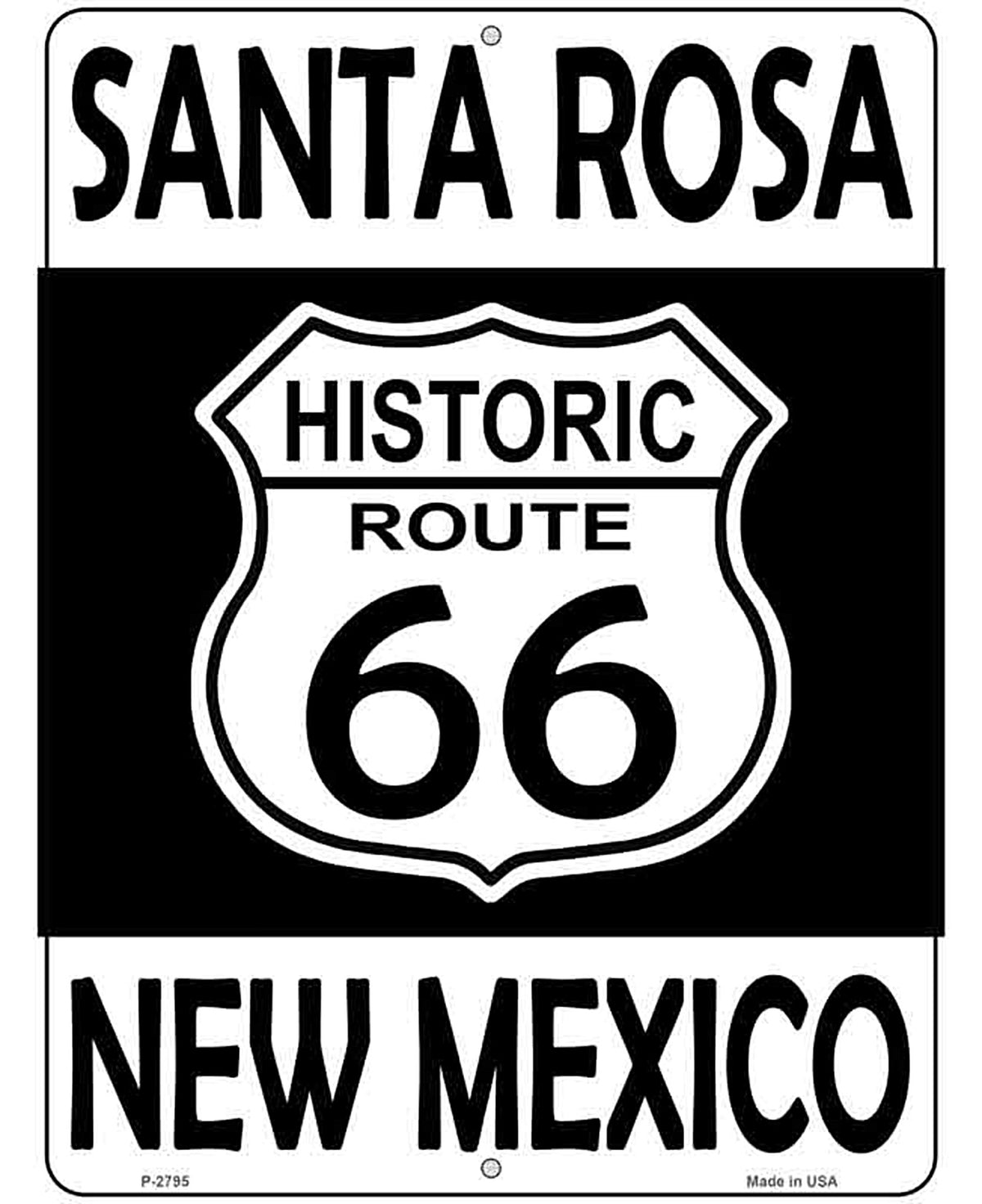Santa Rosa New Mexico Historic Route 66 Novelty Metal Parking Sign