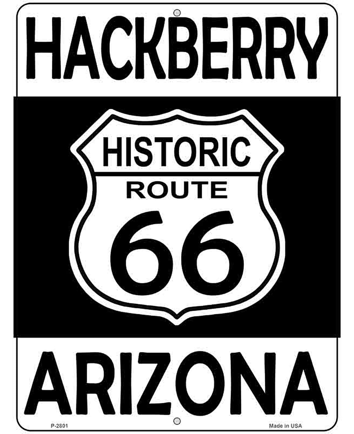 Hackberry Arizona Historic Route 66 Novelty Metal Parking Sign