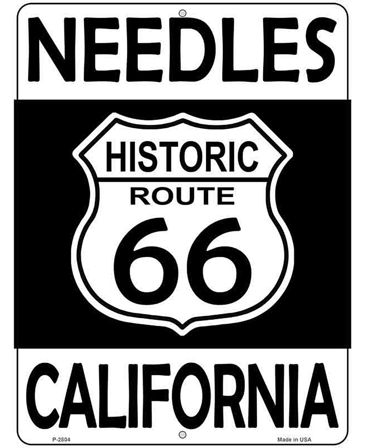 Needles California Historic Route 66 Novelty Metal Parking Sign
