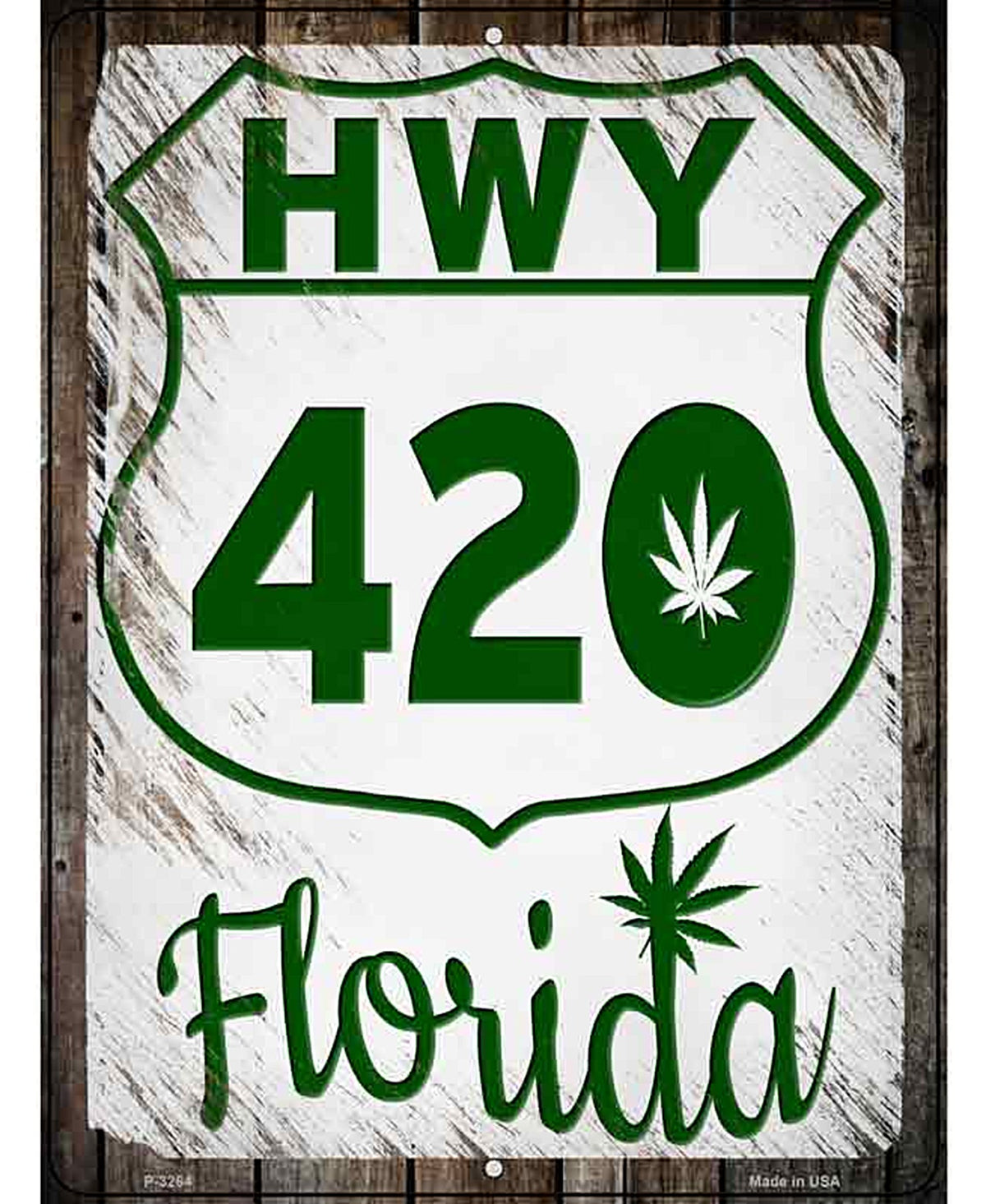 HWY 420 Florida Novelty Metal Parking Sign