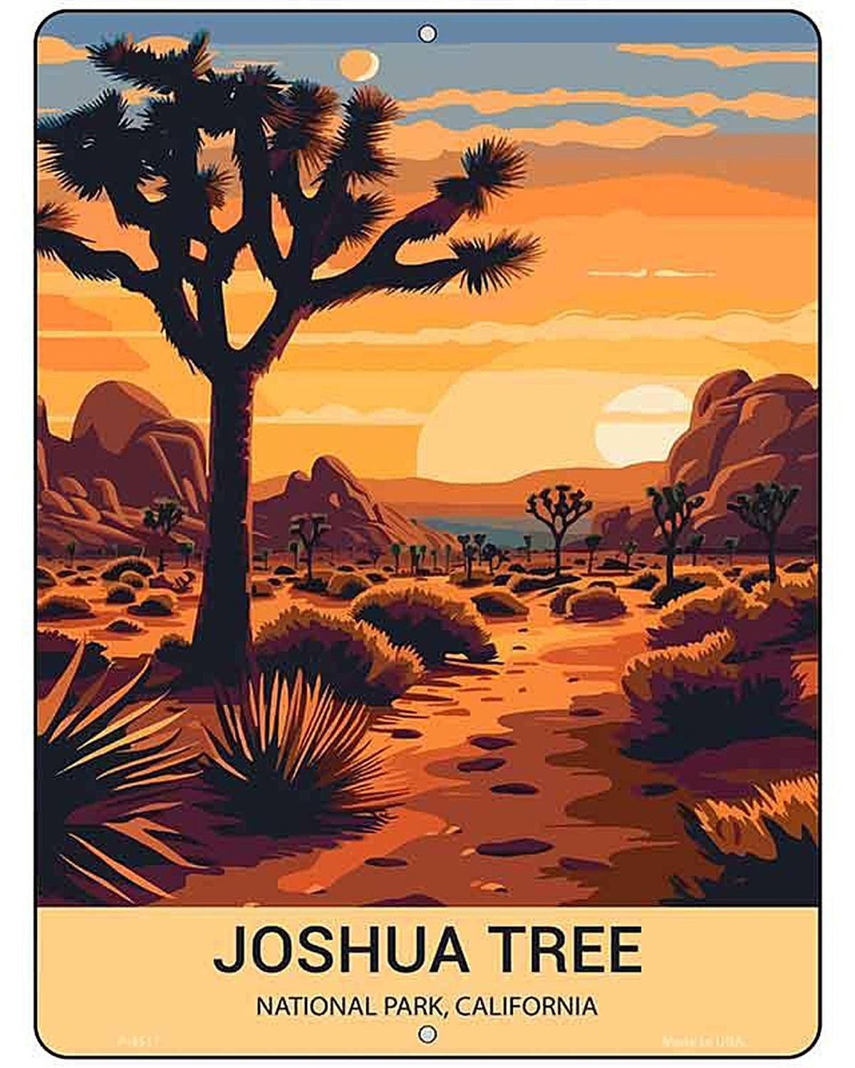 Joshua Tree California Metal Novelty Parking Sign P-4517