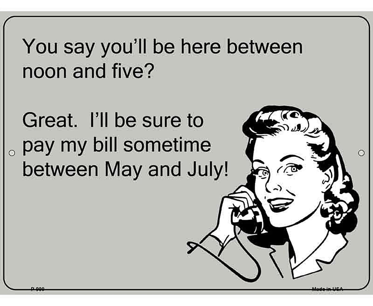 Between Noon And Five E-Cards Metal Novelty Parking Sign