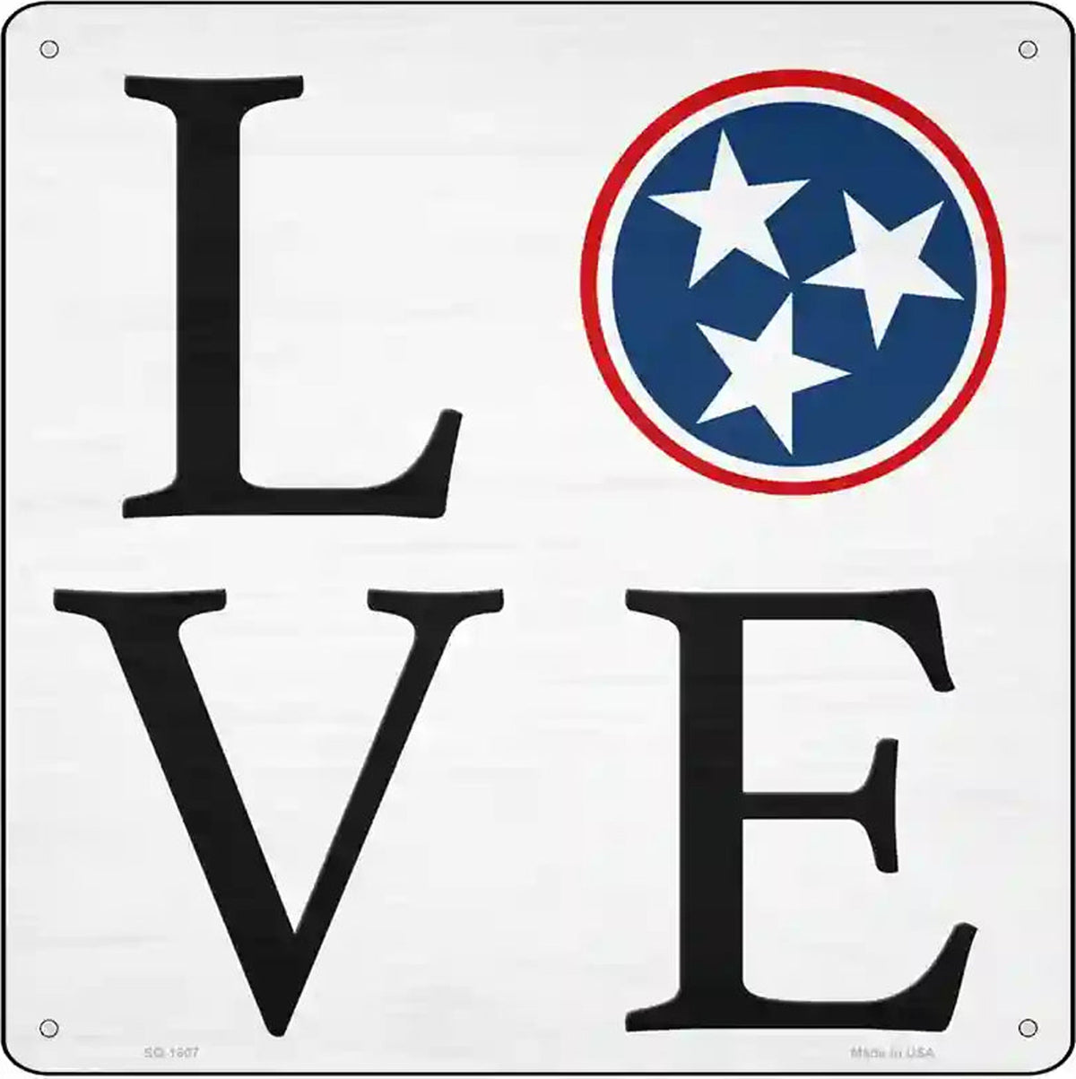Love Tristar Novelty Metal Square Sign