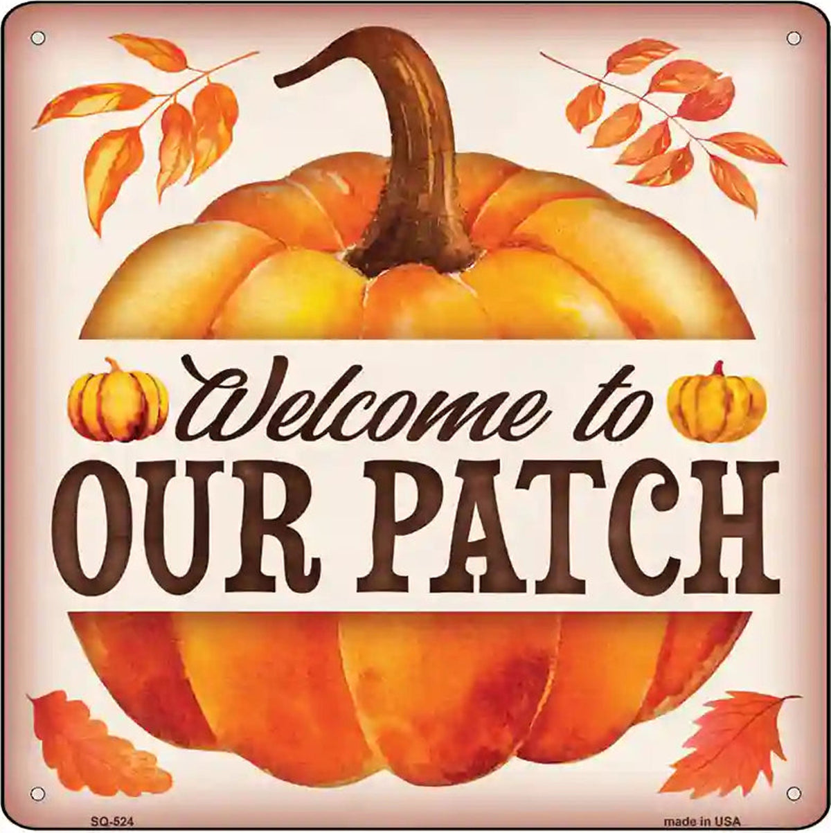 Welcome to Our Patch Novelty Metal Square Metal