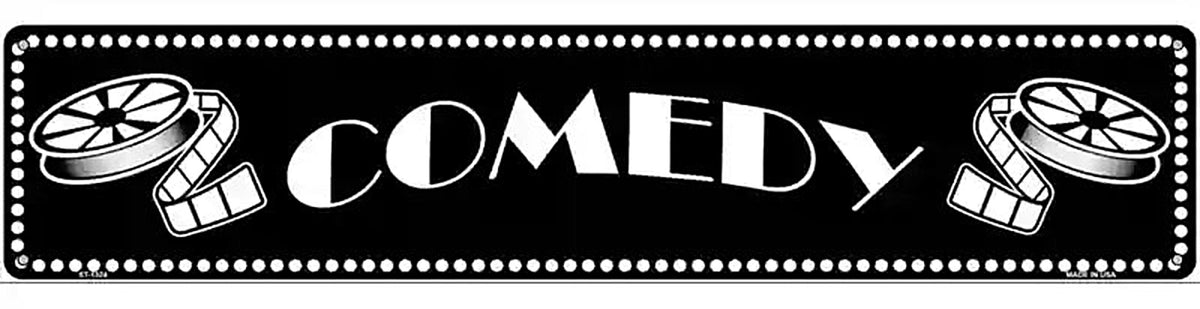 Comedy Home Theater Novelty Metal Street Sign