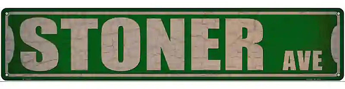 Stoner Ave Novelty Metal Street Sign