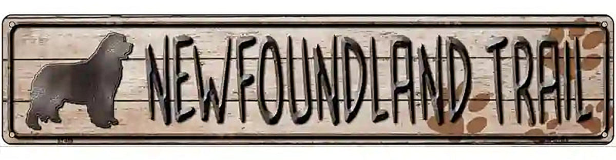 Newfoundland Trail Novelty Metal Street Sign