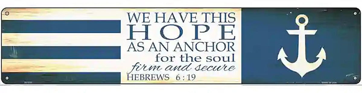Hope Novelty Metal Street Sign