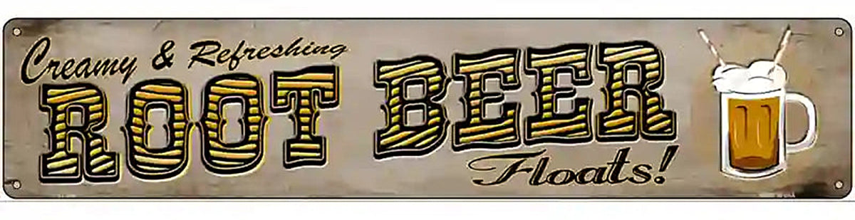 Root Beer Novelty Metal Street Sign