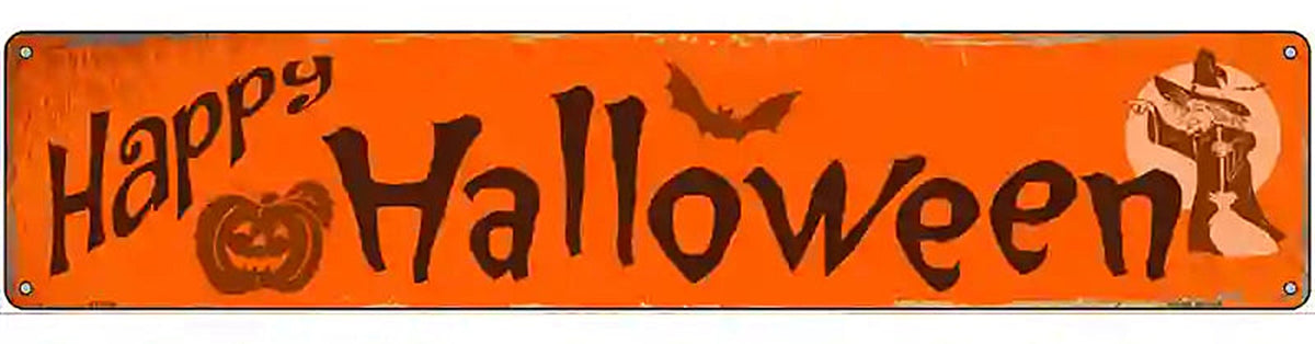 Happy Halloween Novelty Metal Street Sign
