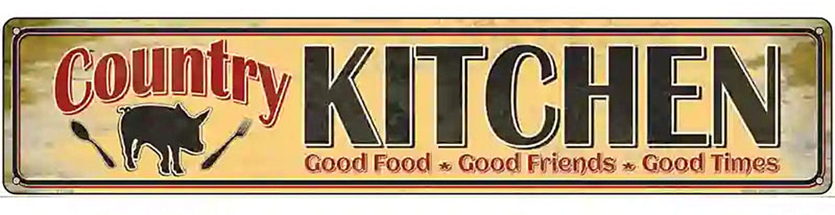 Country Kitchen Novelty Street Sign