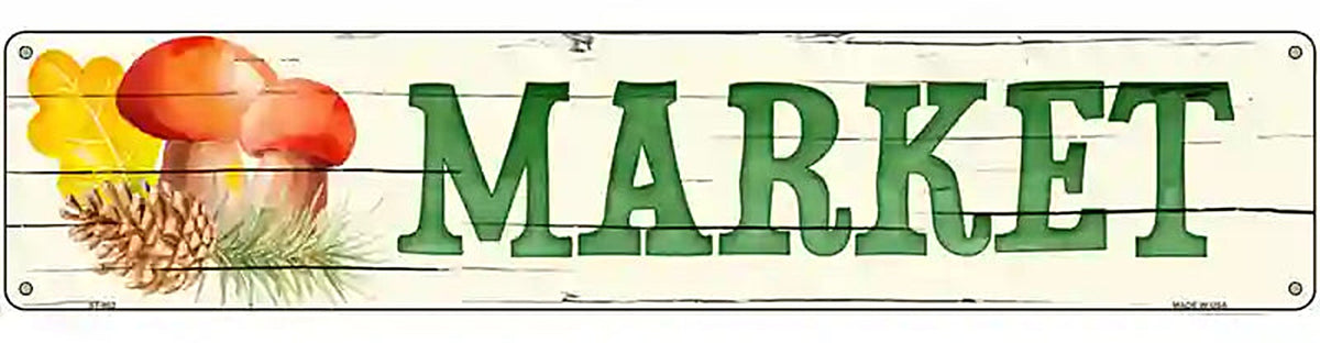 Market Novelty Metal Street Sign