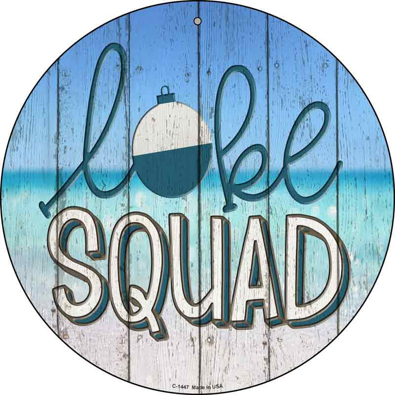 Lake Squad - metal sign wall decor