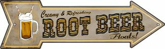 Root Beer Metal Arrow