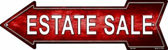 Estate Sale Left Metal Arrow