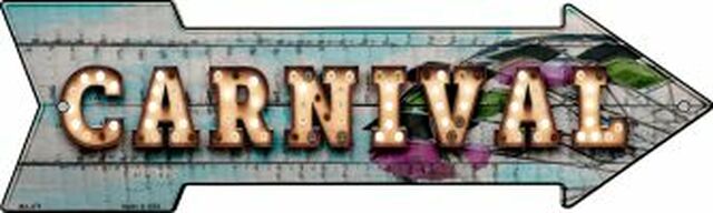 Carnival Bulb Letters Metal Arrow
