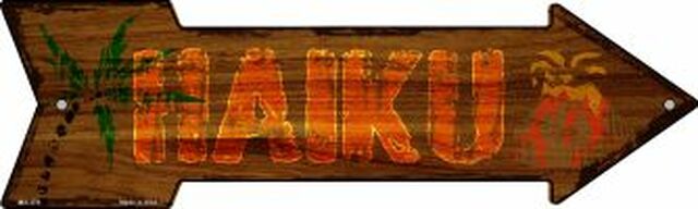 Haiku Hawaiian Metal Arrow