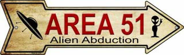 Area 51 Metal Arrow