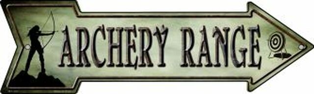 Archery Range Metal Arrow