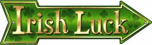 Irish Luck Metal Arrow