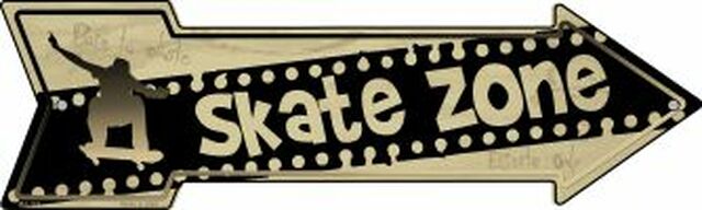 Skater Zone Metal Arrow