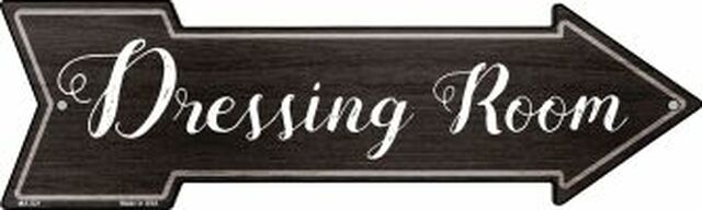 Dressing Room Corner Metal Arrow