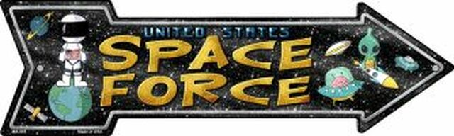 US Space Force Metal Arrow