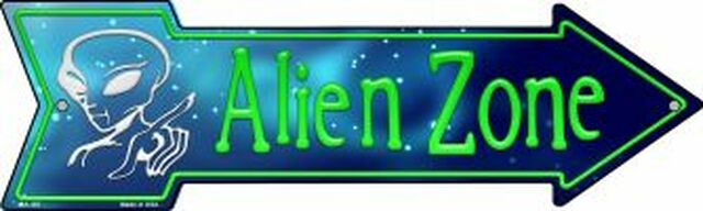Alien Zone Metal Arrow