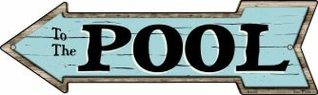 To The Pool Metal Arrow