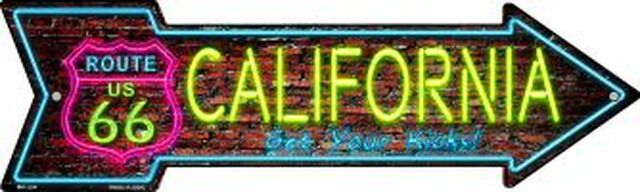 California Neon Metal Arrow