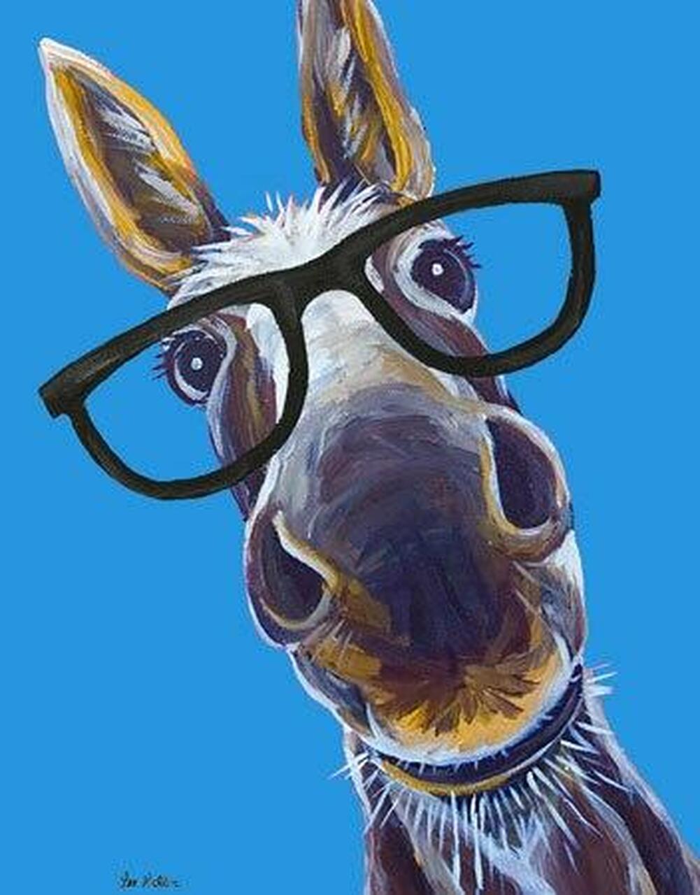 Donkey - tin sign wall decor