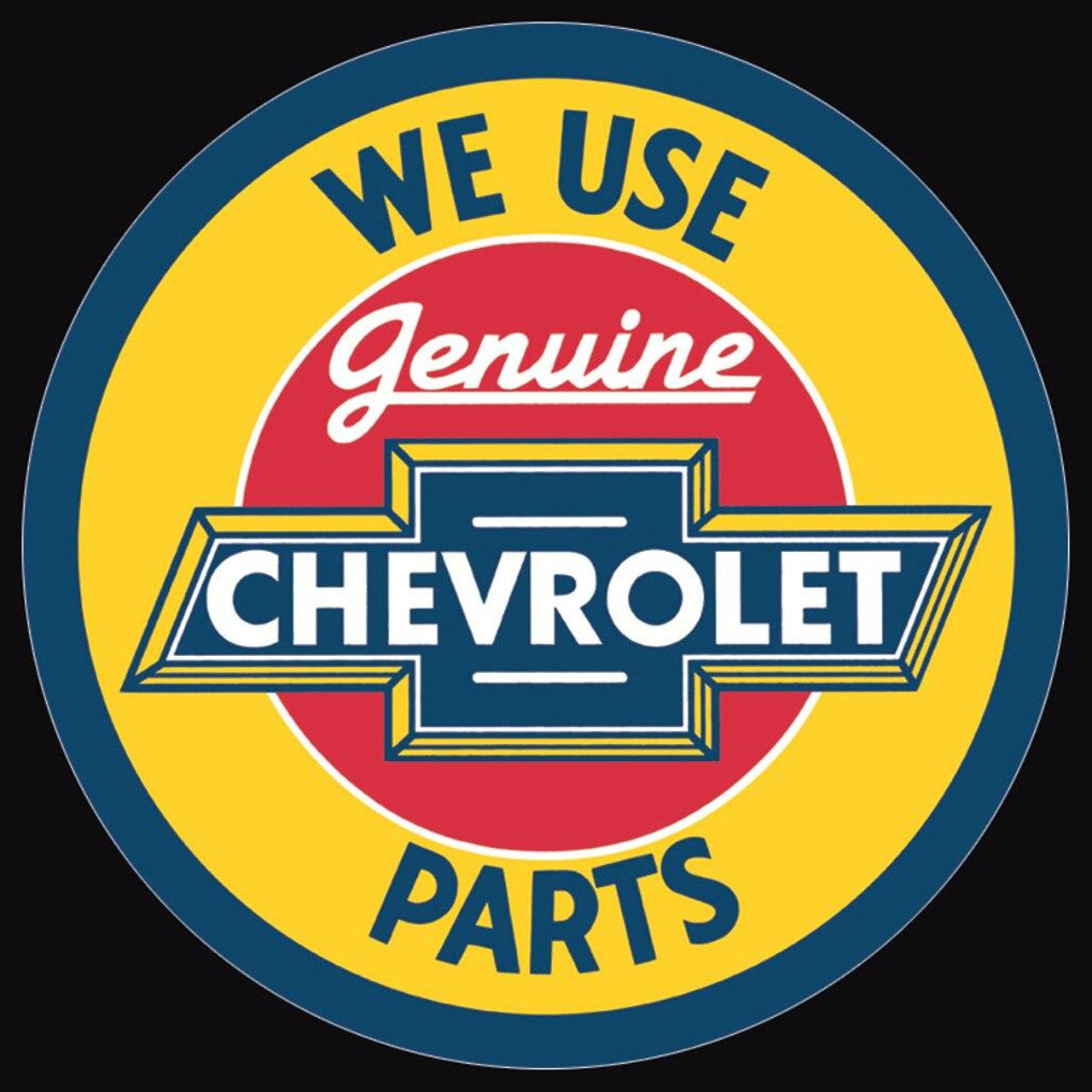 Chevy Round Genuine Parts