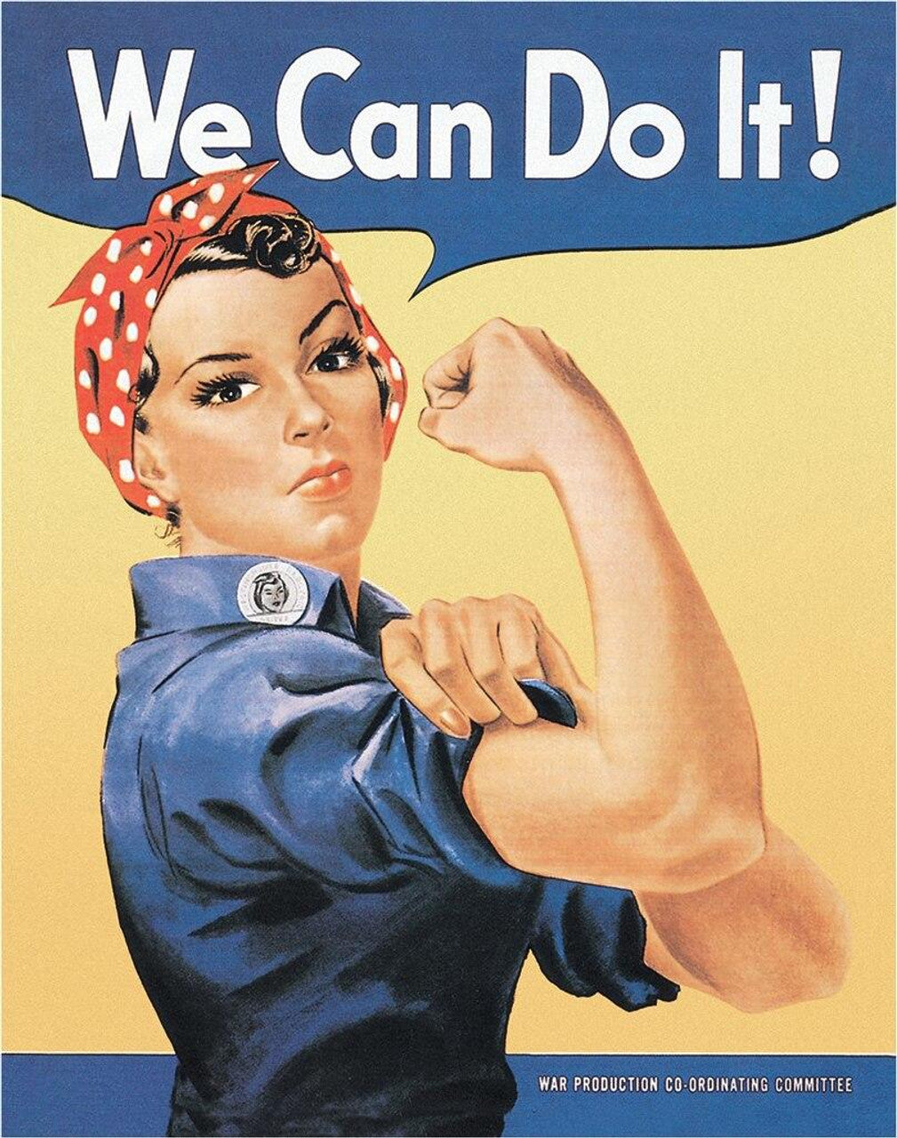 Rosie the Rivetor - tin sign wall decor