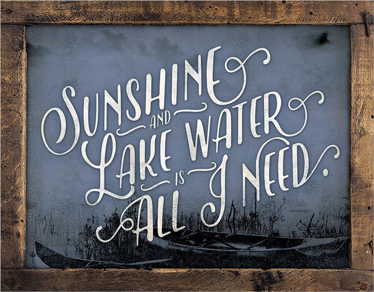 Sunshine & Lake Water
