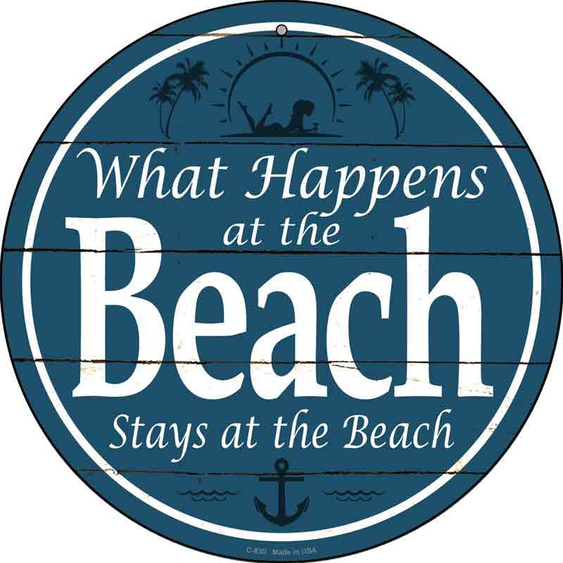 Coastal Beach Signs – Nautical Wall Decor for Home, Patio, or Shore House